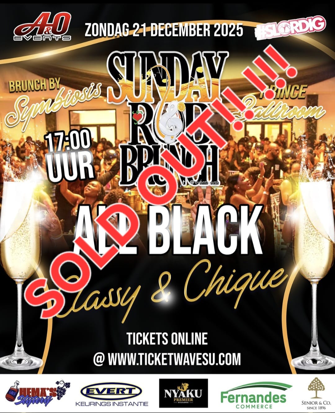 Sunday R&B Brunch All Black Classy & Chique